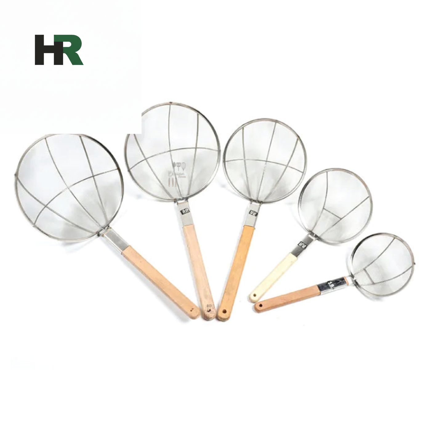Noodle Strainer Mesh Wire Strainer Wooden Handle