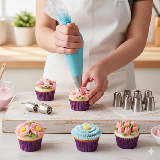 12pcs Set Russian Icing Nozzle Stainless Steel