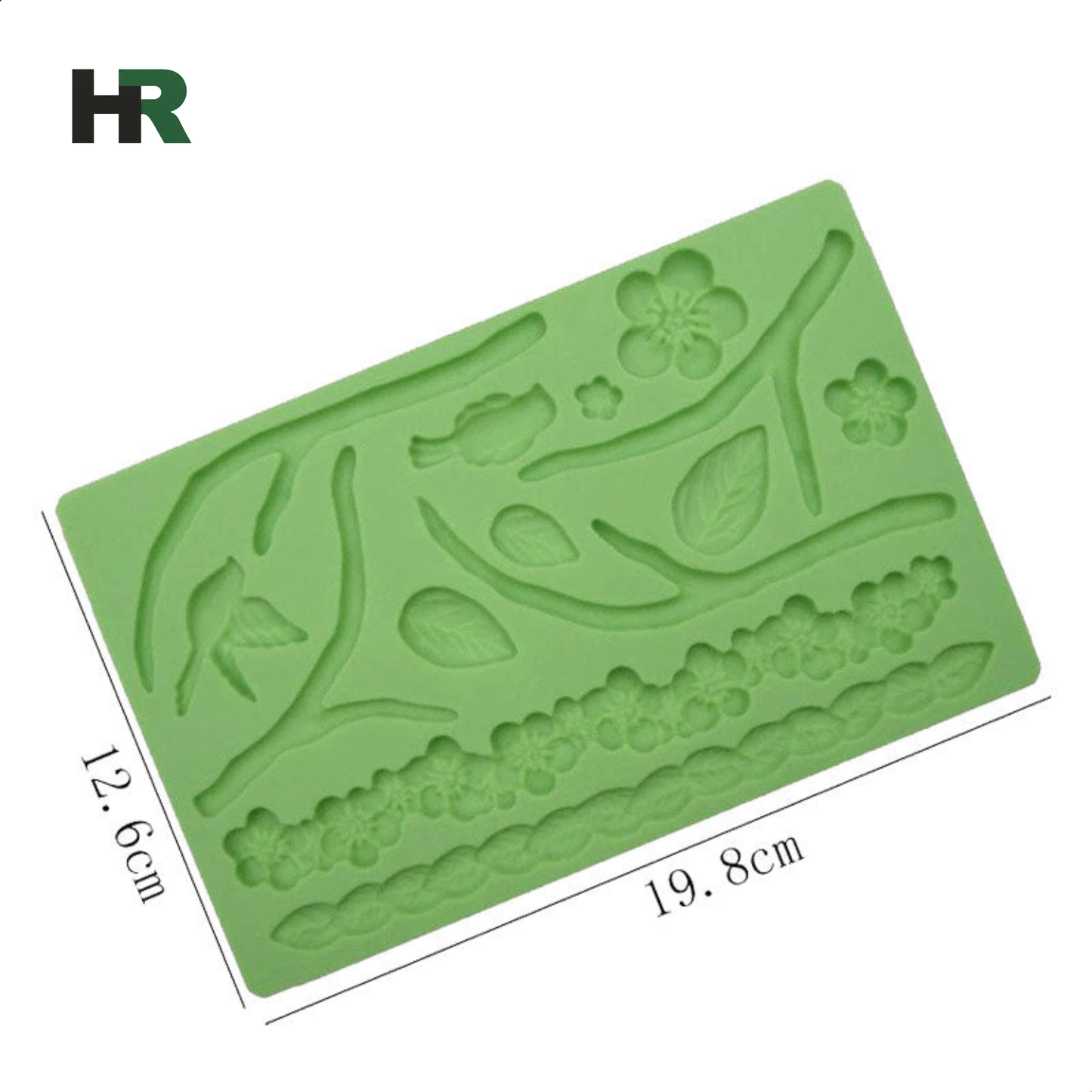 Leaf & Branches Fondant Silicone Mold