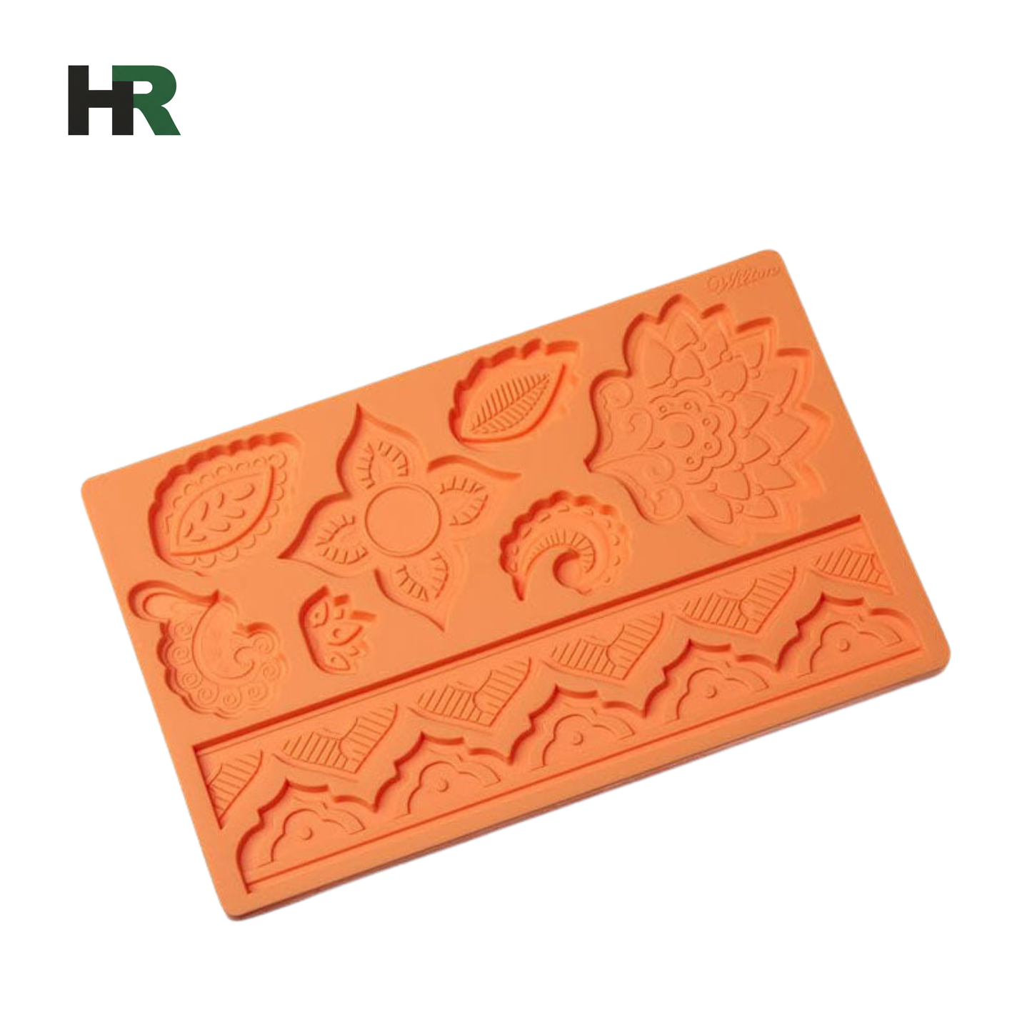 Vintage Flower Fondant Silicone Mold