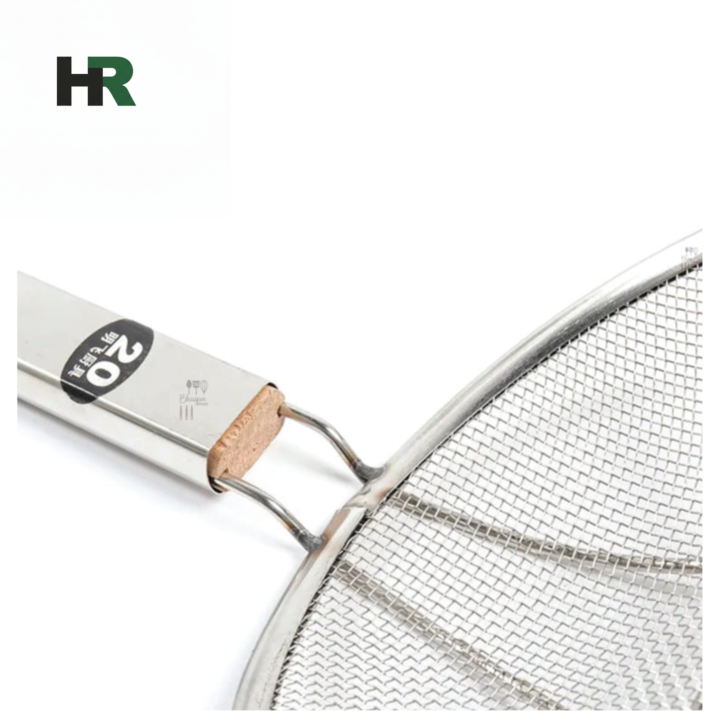 Noodle Strainer Mesh Wire Strainer Wooden Handle