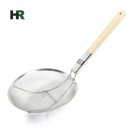 Noodle Strainer Mesh Wire Strainer Wooden Handle