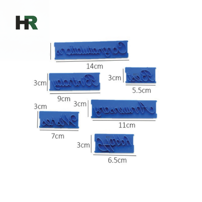 6-Piece Best Wishes Fondant Embosser Set - Plastic