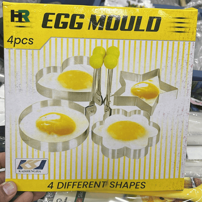 Egg Mold Steel 4‑PCS Set | Non‑Stick Cooking Rings