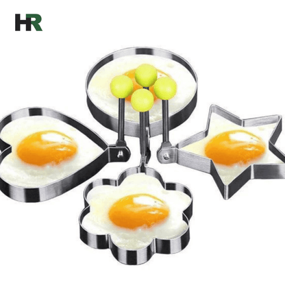 Egg Mold Steel 4‑PCS Set | Non‑Stick Cooking Rings