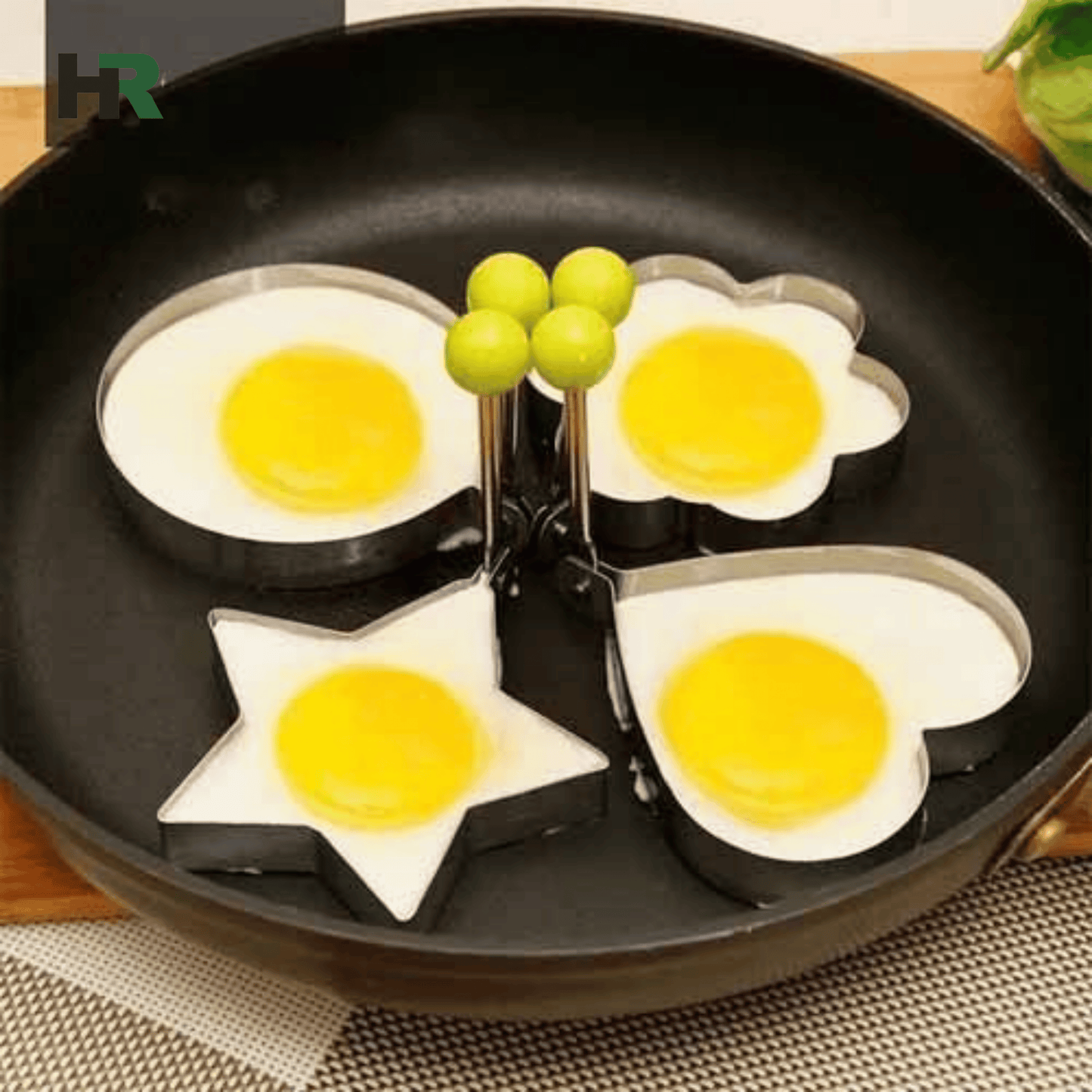 Egg Mold Steel 4‑PCS Set | Non‑Stick Cooking Rings