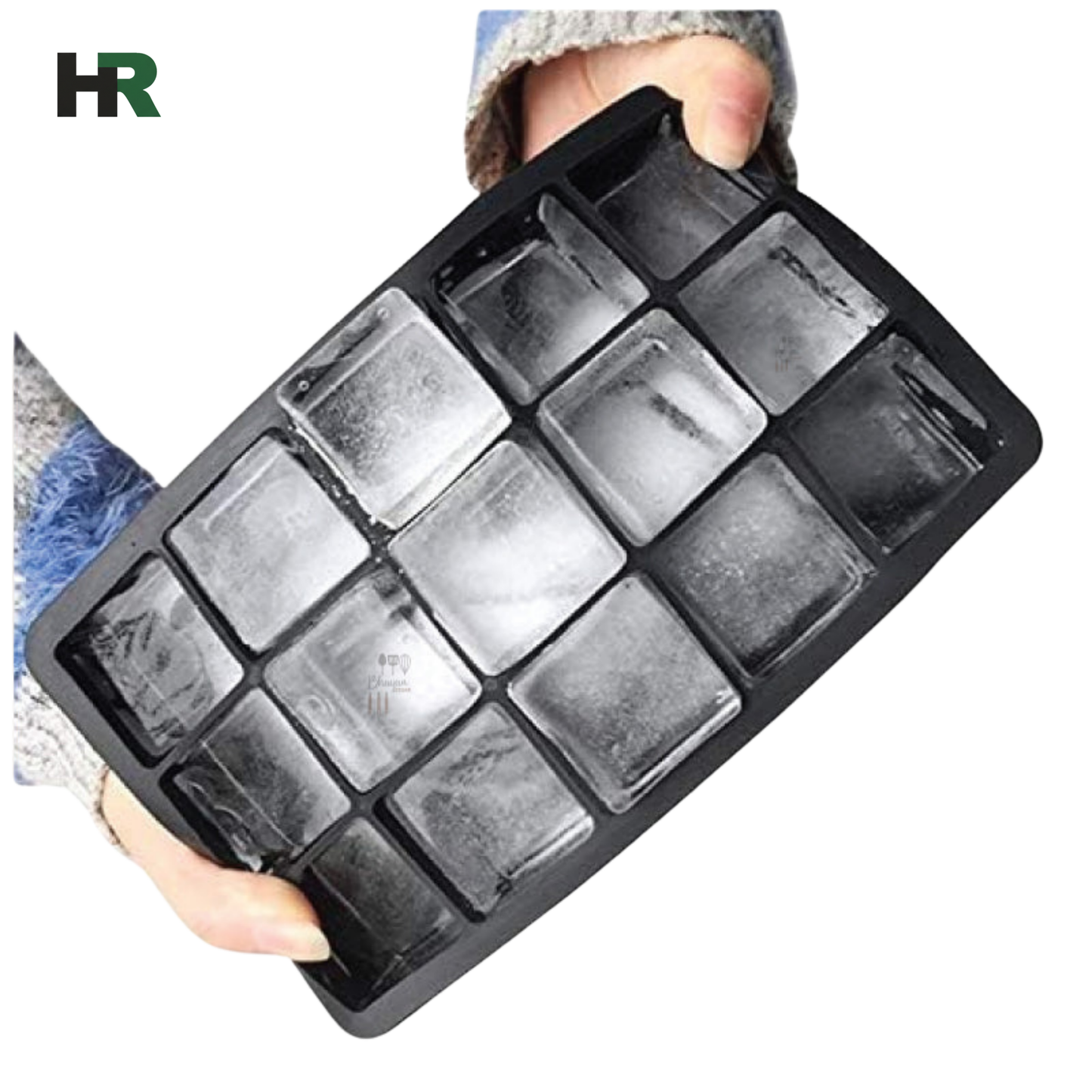 Silicone Ice Cube Maker 15-Cavity