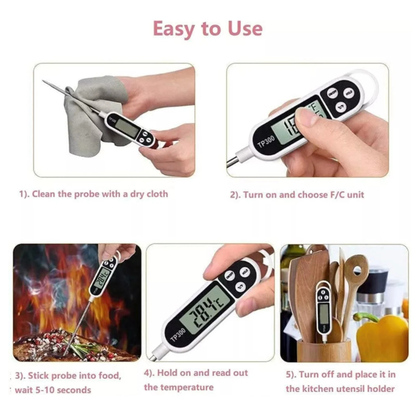 Food Thermometer TP300 Digital Kitchen