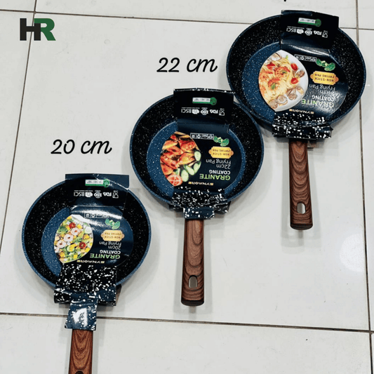 Non‑Stick Granite Printed Induction Frying Pan | High Quality Cookware