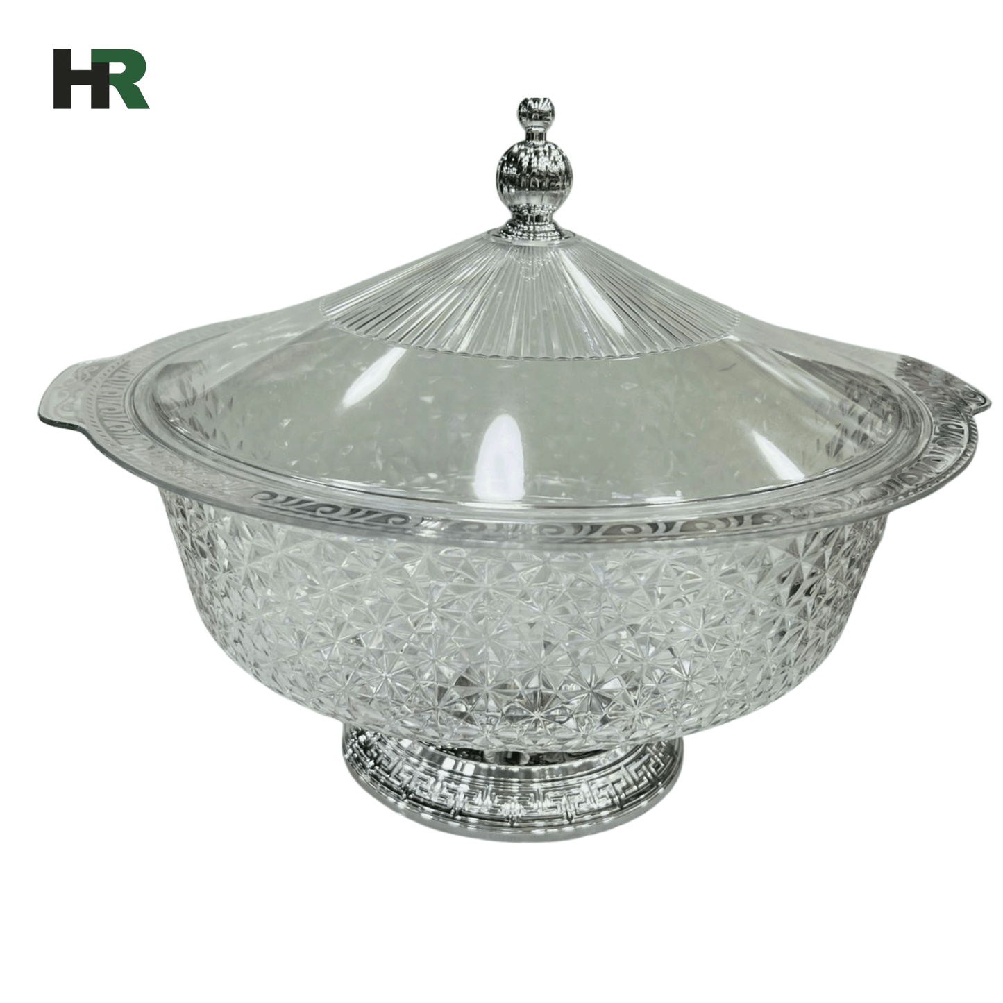Acrylic Fruit Bowl with Stand | Elegant Kitchen & Dining Accessory