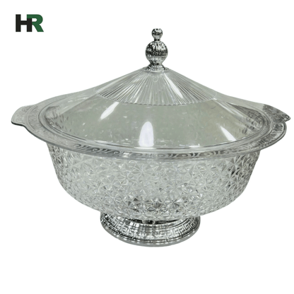 Acrylic Fruit Bowl with Stand | Elegant Kitchen & Dining Accessory