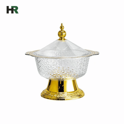 Acrylic Fruit Bowl with Stand | Elegant Kitchen & Dining Accessory