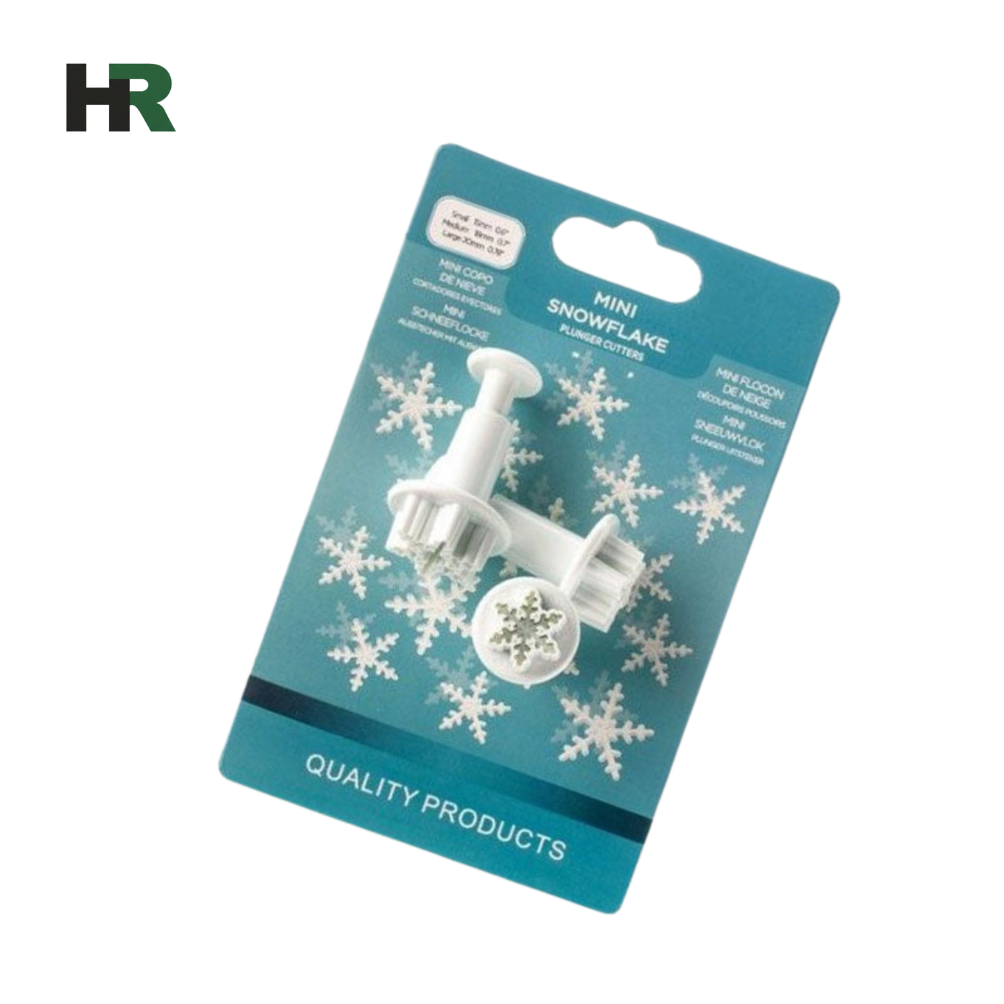 Mini Snowflake Plunger Cutter