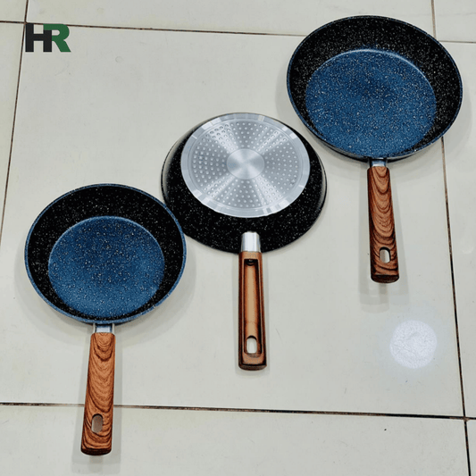 Non‑Stick Granite Printed Induction Frying Pan | High Quality Cookware