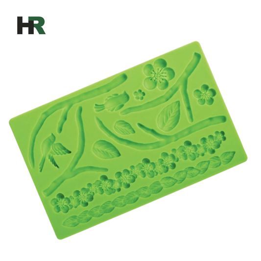 Leaf & Branches Fondant Silicone Mold