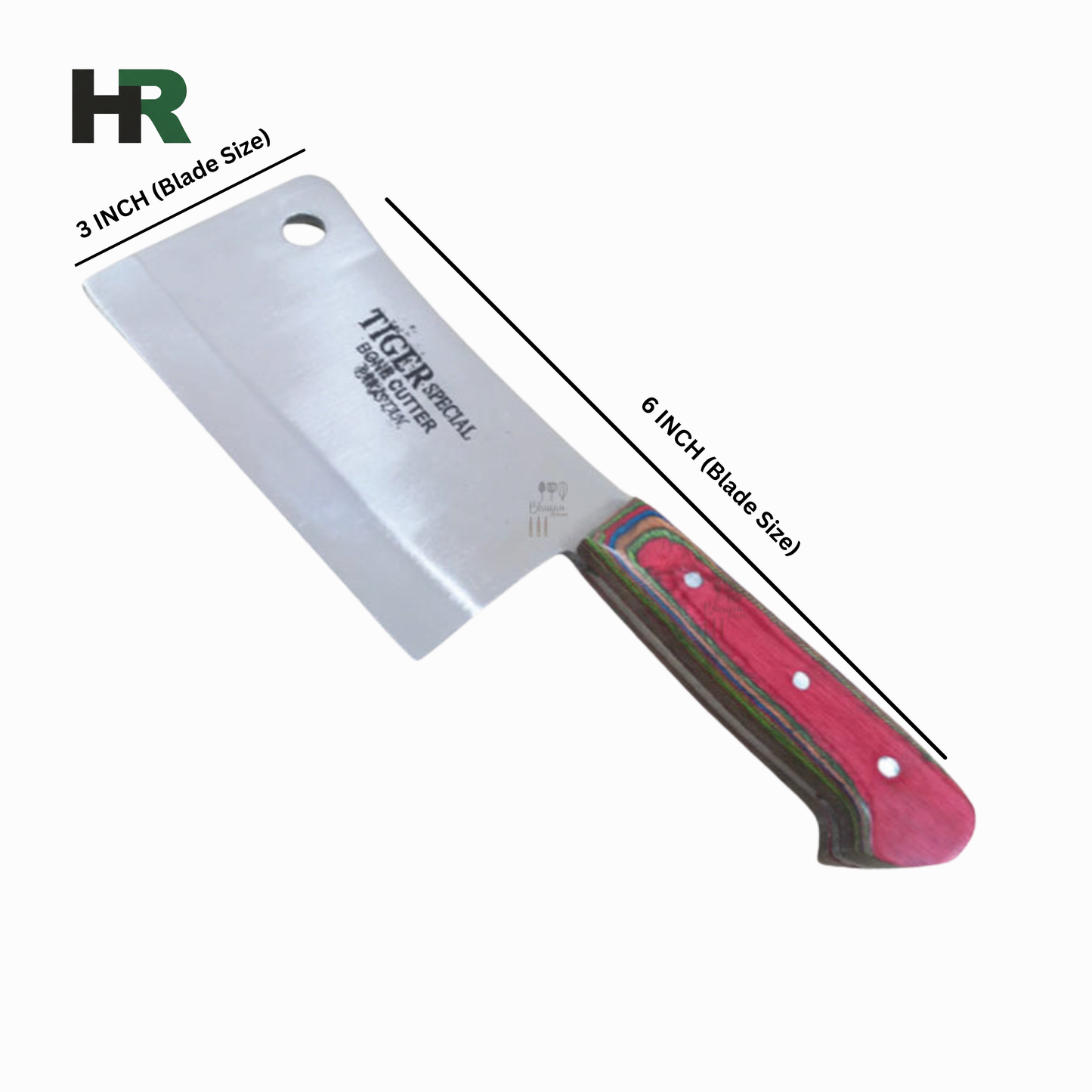 Meat Cleaver 6 Inch Blade (Heavy Duty)
