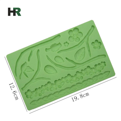Leaf & Branches Fondant Silicone Mold
