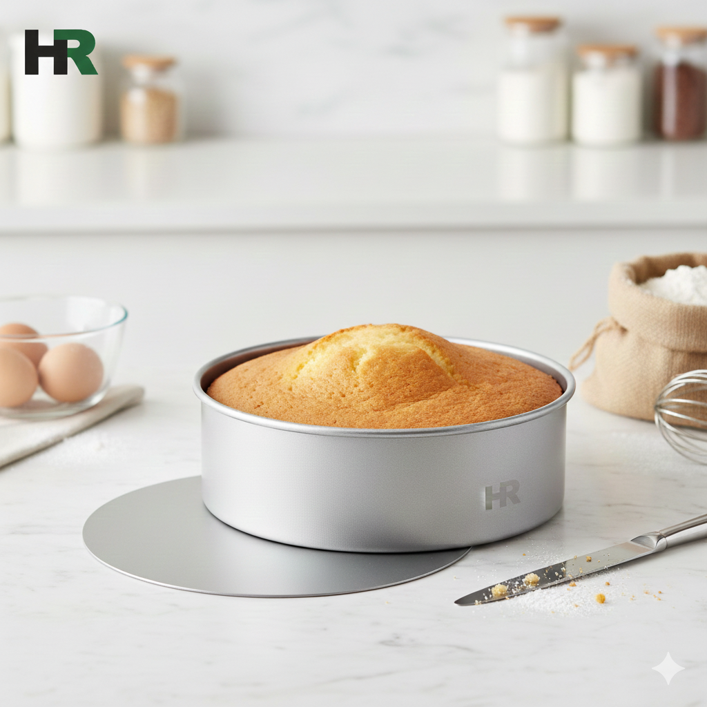 Aluminum Round Cake Pans Loose Bottom (2.5 inch Height)