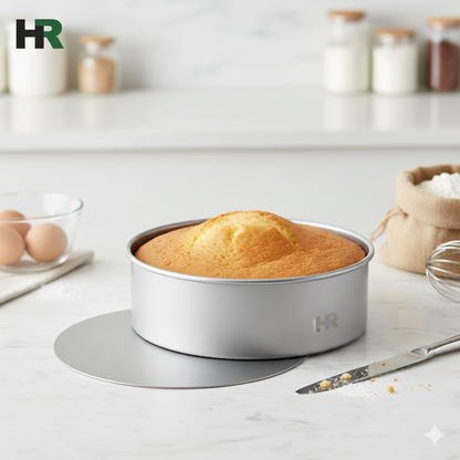 Aluminum Round Cake Pans Loose Bottom (2.5 inch Height)