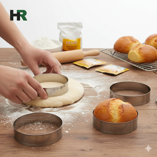 Bun Ring Stainless Steel Plain Edges