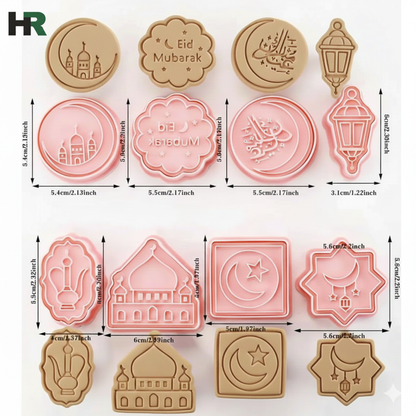 Ramadan Theme Cookie Cutter 8-pcs