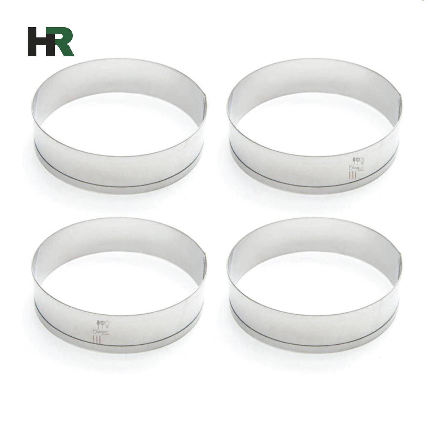 Bun Ring Stainless Steel Plain Edges