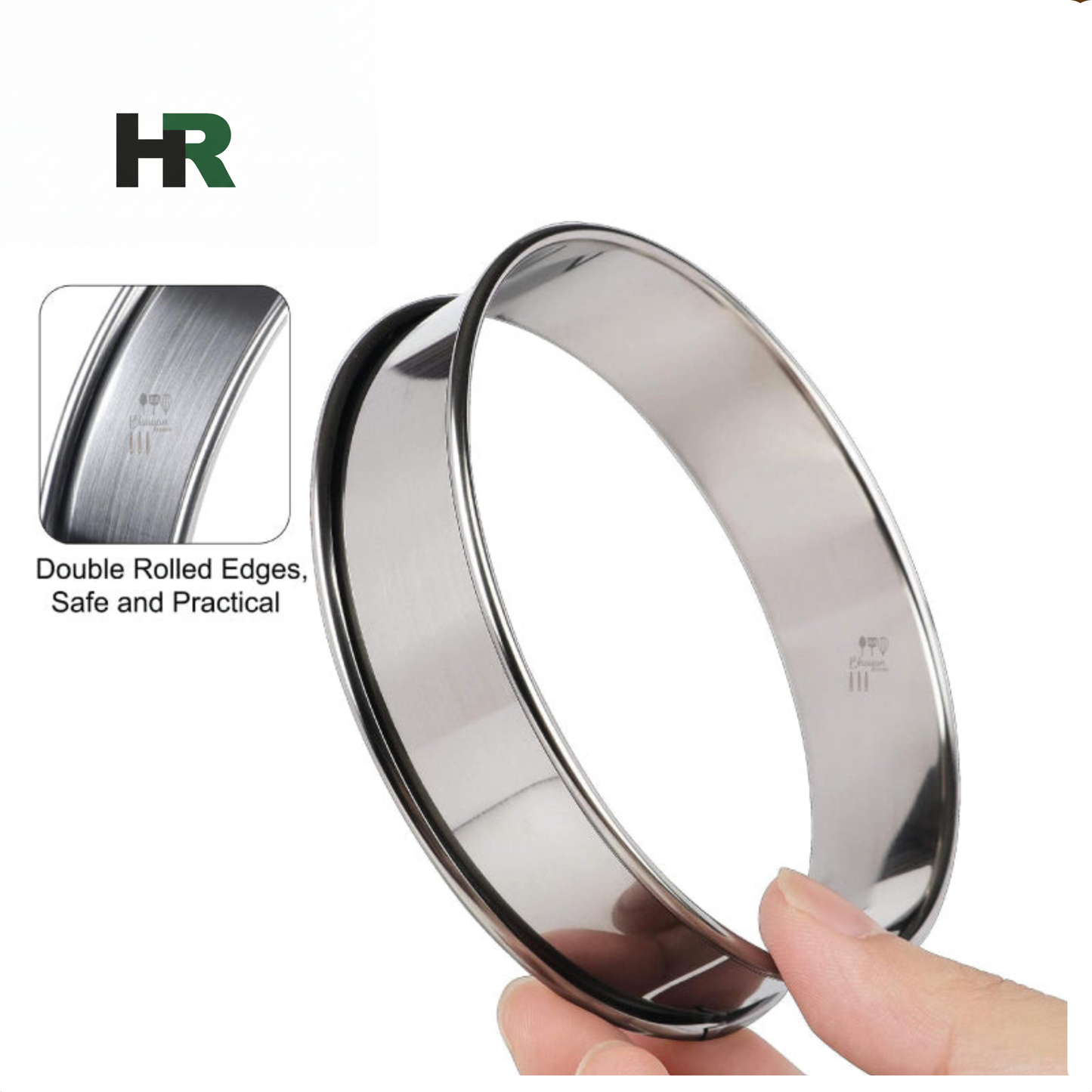 Bun Ring Stainless Steel With Rolled Edges