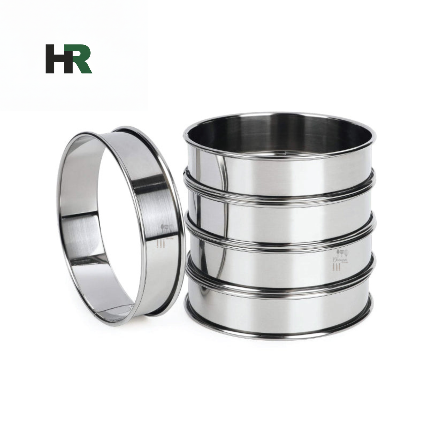 Bun Ring Stainless Steel With Rolled Edges