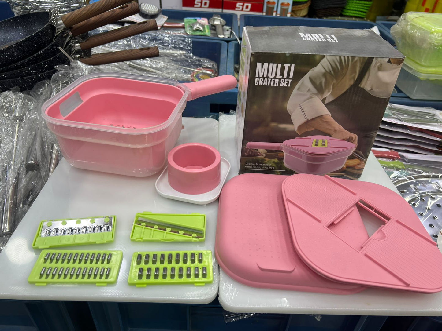 Vegetable Cutter Multi-Functional Potatoes Manual Cut Shred Slicer